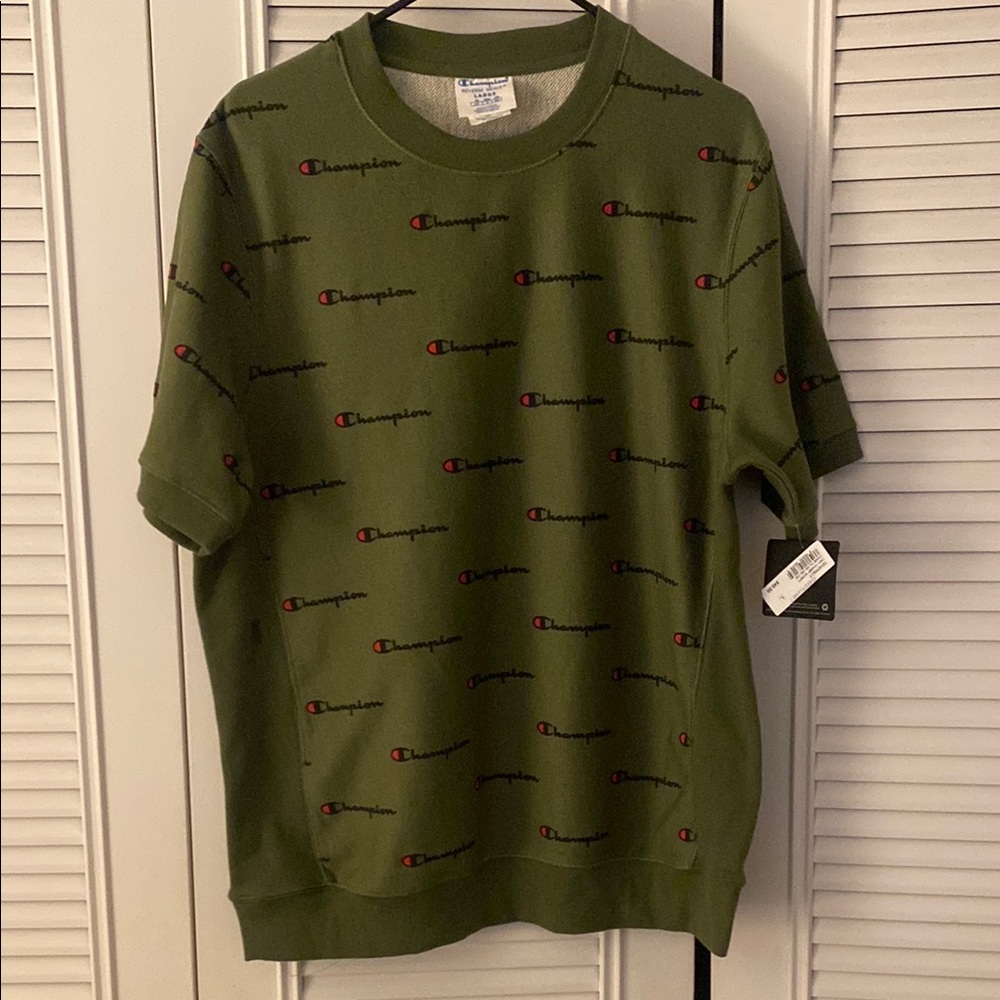 Champion Green Logo T-Shirt